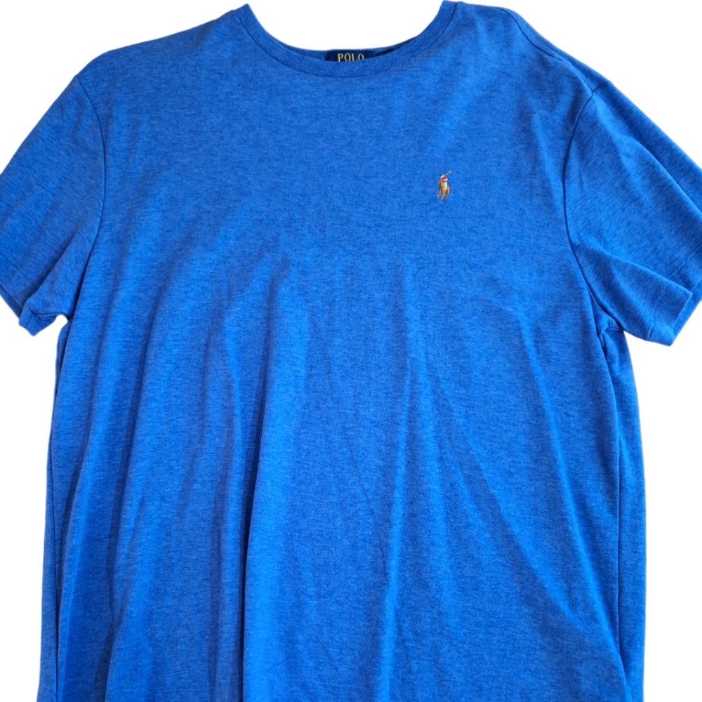 Polo ralph lauren mens blue colored logo tshirt size L